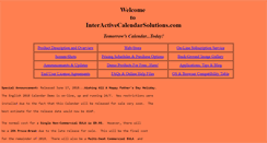 Desktop Screenshot of interactivecalendarsolutions.com